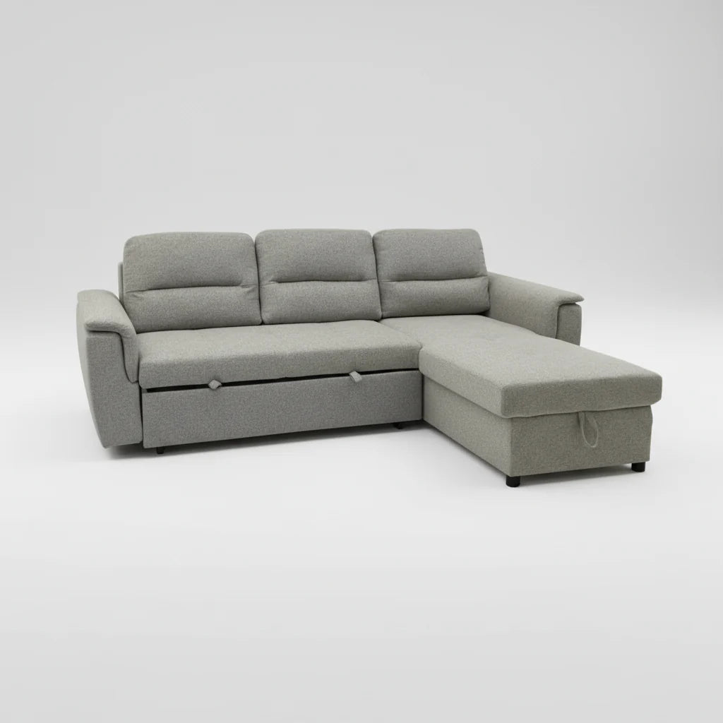 Delta Sectional Sofa Bed with Storage