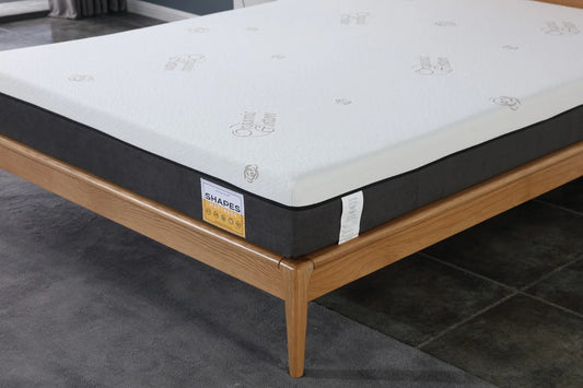 Shapes Memory Gel Foam Mattress – 8” Medium Firm with Organic Cotton Cover