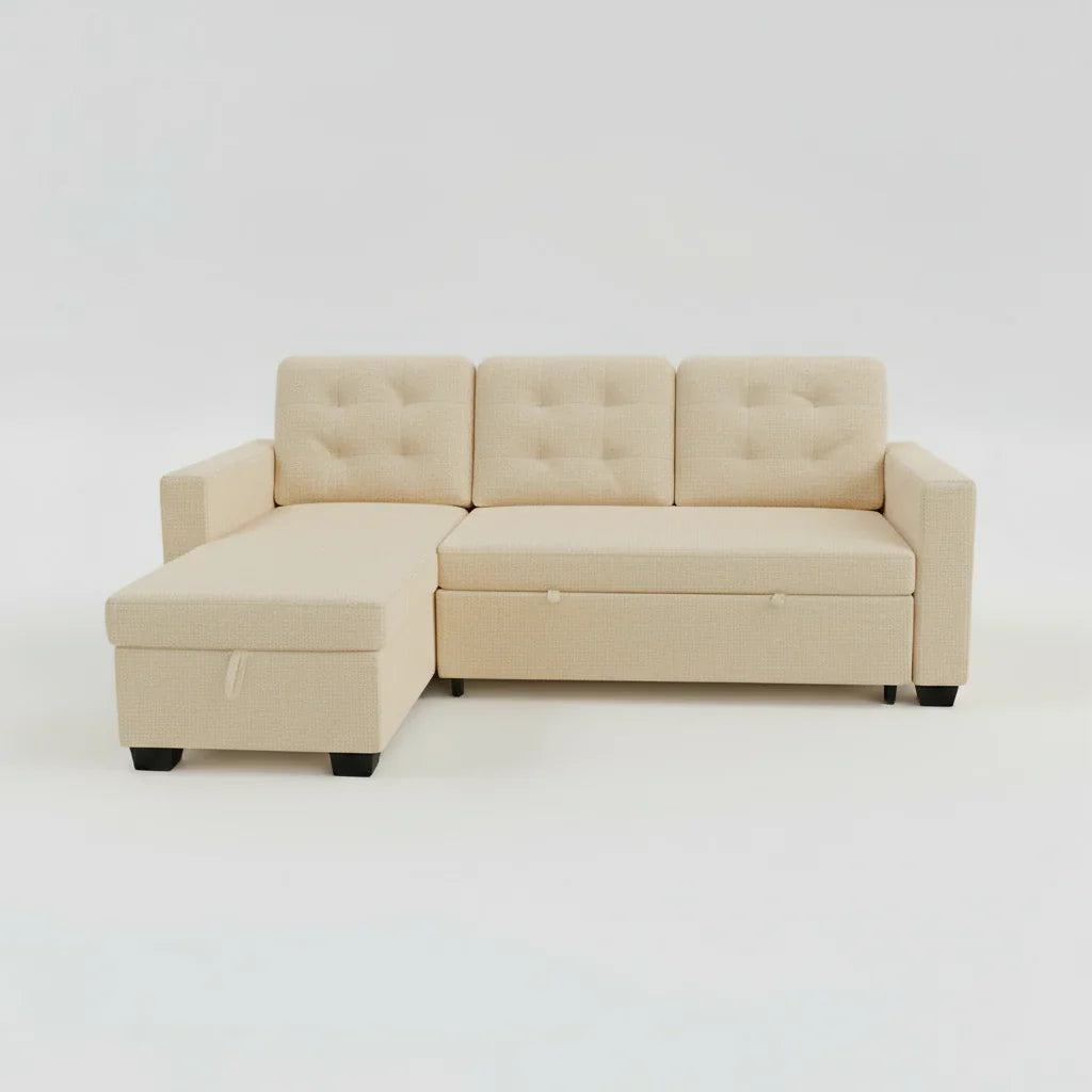Vancouver Sectional Sofa Bed with Storage