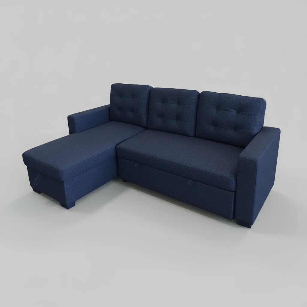 Vancouver Sectional Sofa Bed with Storage