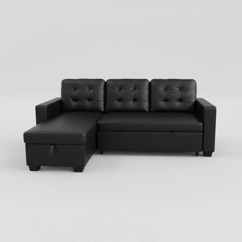 Vancouver Sectional Sofa Bed with Storage