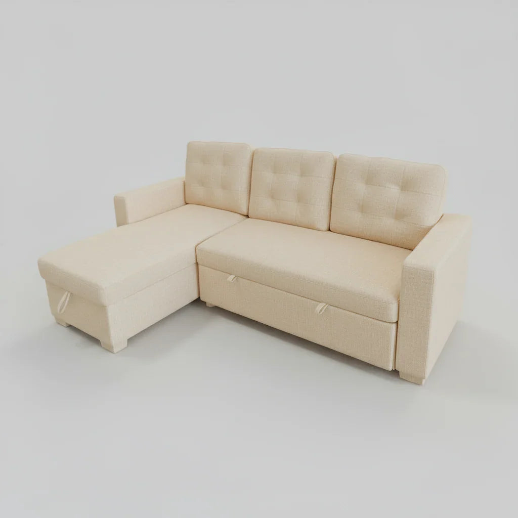 Vancouver Sectional Sofa Bed with Storage