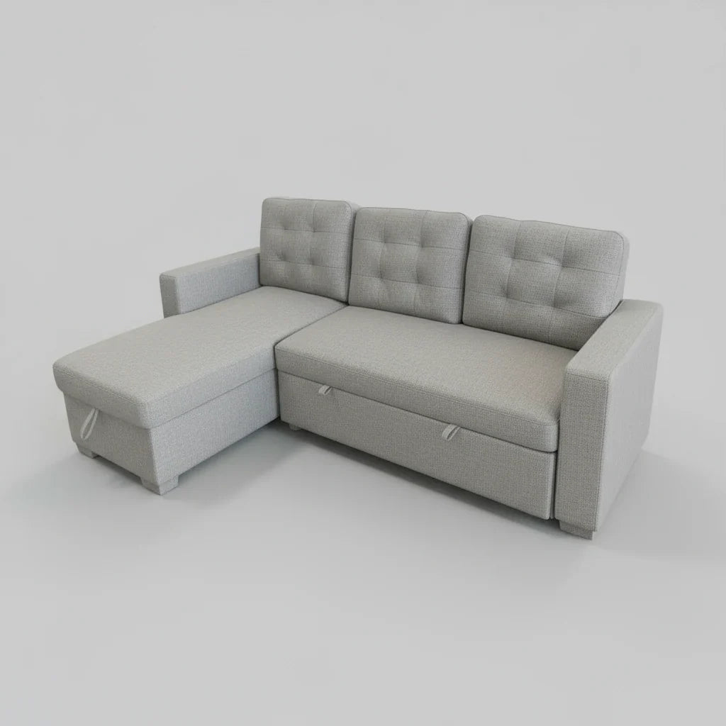 Vancouver Sectional Sofa Bed with Storage