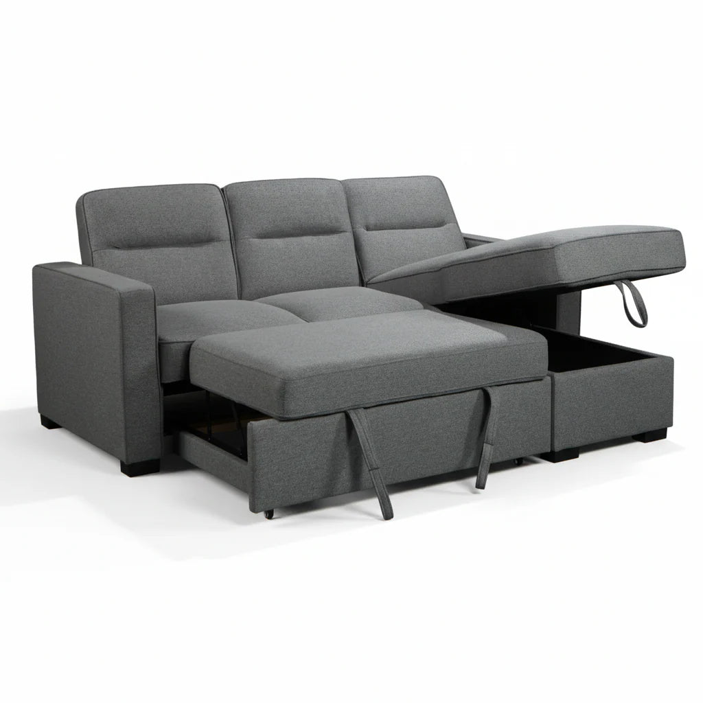 Coquitlam Sectional Sofa Bed with Storage