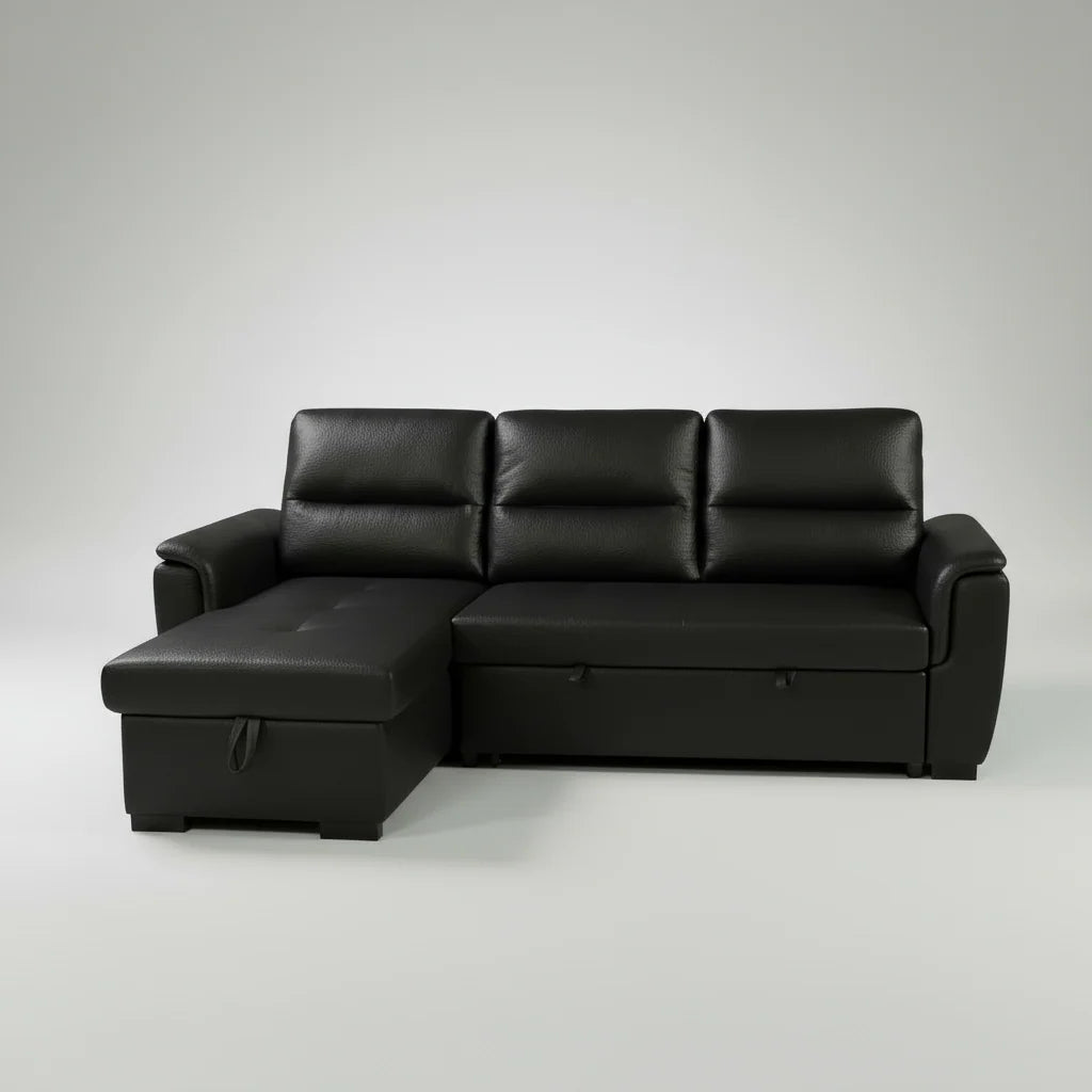 Delta Sectional Sofa Bed with Storage