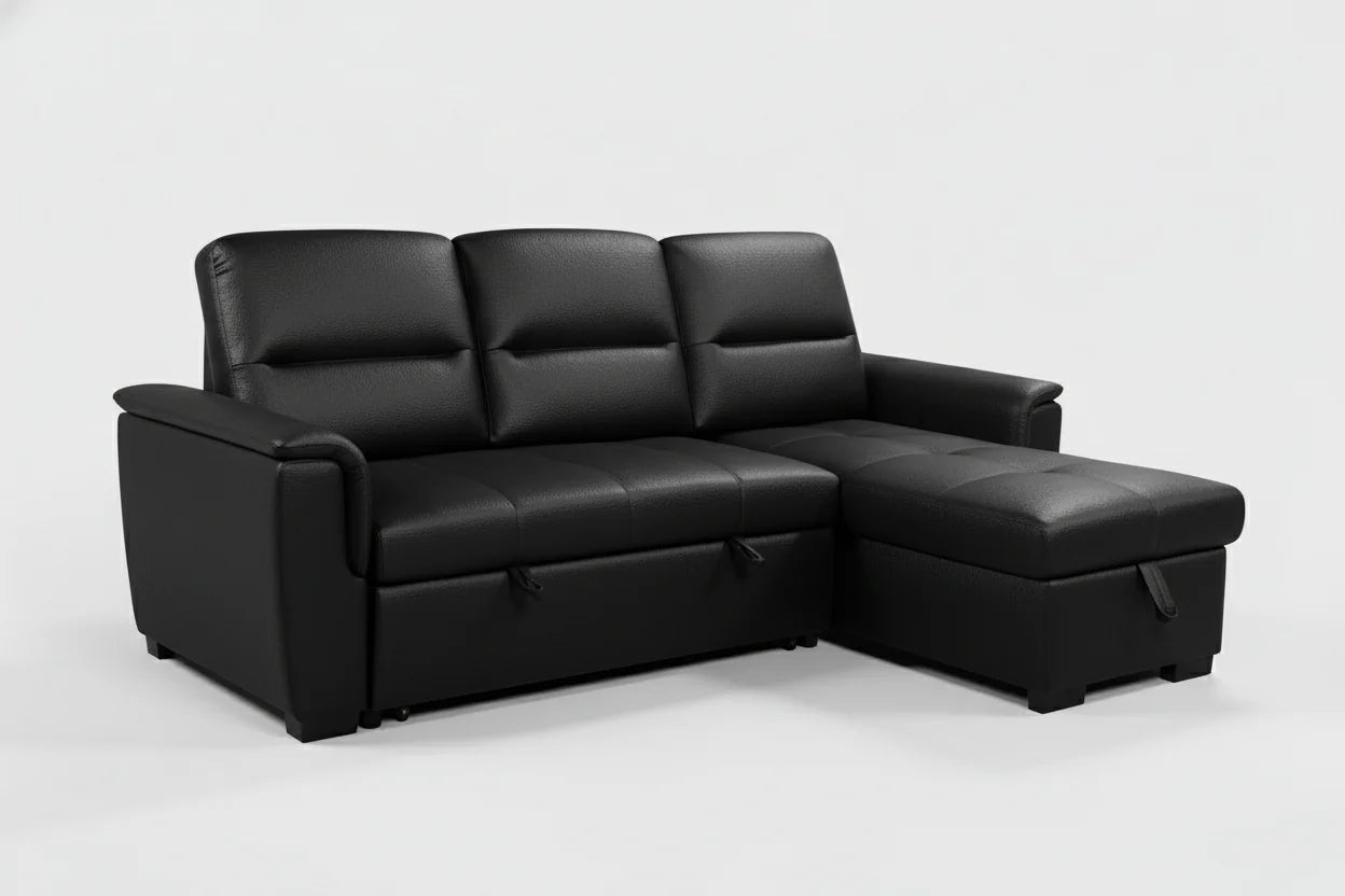 Delta Sectional Sofa Bed with Storage