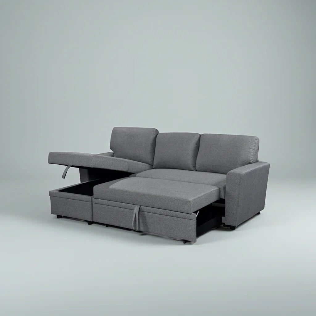 Hope Reversible Sectional Sofa Bed with Storage