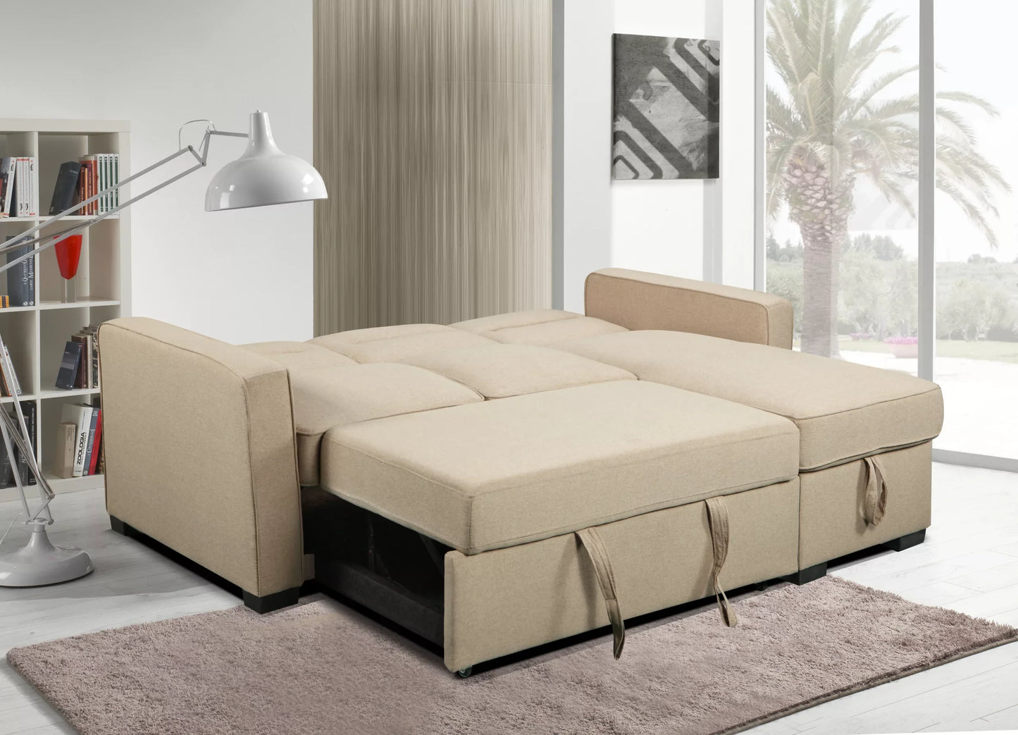 Coquitlam Sectional Sofa Bed with Storage