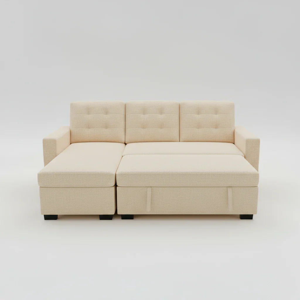 Vancouver Sectional Sofa Bed with Storage
