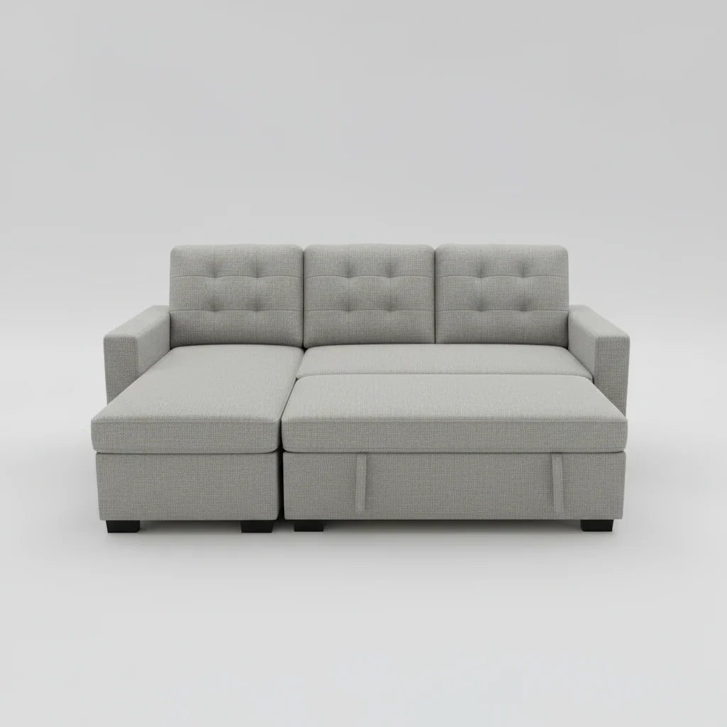 Vancouver Sectional Sofa Bed with Storage