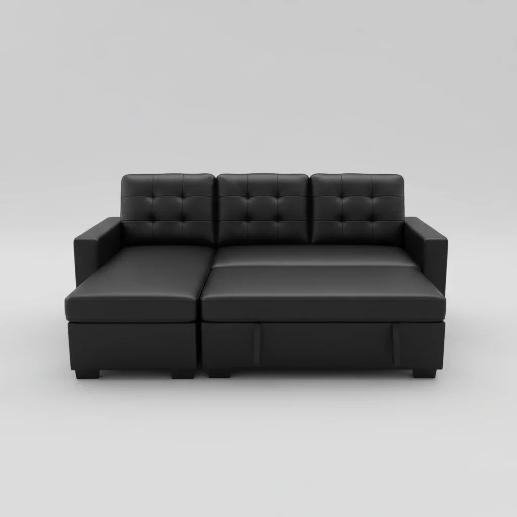 Vancouver Sectional Sofa Bed with Storage