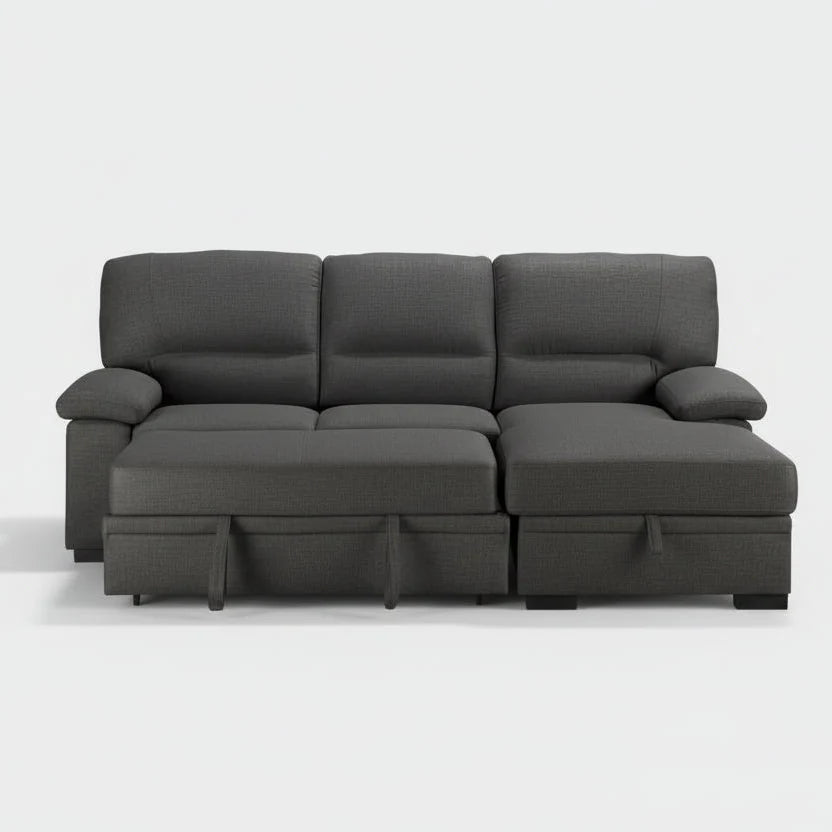 Whistler 3-Seater Family Sofa - Dark Grey